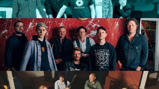 A selection of images from the Autumn Season featuring folk musicians.