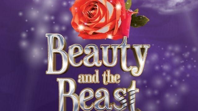 An advert for Beauty and the Beast showcasing the magical red rose used in the production.