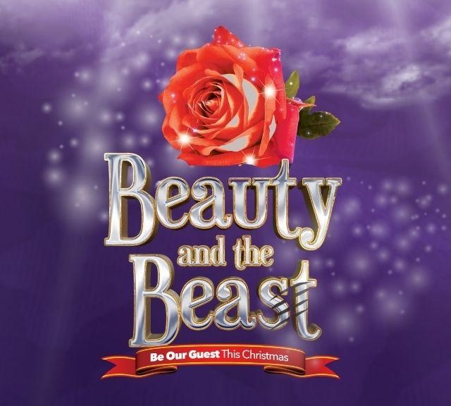 An advert for Beauty and the Beast showcasing the magical red rose used in the production.